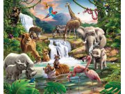 3D fototapeta Walltastic Jungle 41776 | 305x244 cm Fototapety skladem
