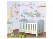 Samolepicí dekorace Walltastic Baby Jungle 41059 Dětské samolepky na zeď