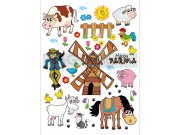 Maxi nálepka na zeď Mlýn AG Design K-0830, rozměry 85 x 65 cm Dekorace ostatní