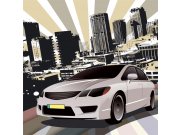 Vliesová fototapeta Dimex Šedé auto L-426 | 220x220 cm Fototapety vliesové
