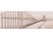 Vliesová fototapeta Dimex Golden Gate sépiová malba M-302, rozměry | 330x110 cm Fototapety vliesové