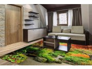 Fototapety na podlahu Japonská zahrada FL-170-026, rozměry 170 x 170 cm Samolepící fototapety - Fototapety na podlahu