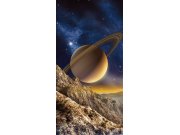 Samolepící fototapeta na dveře DL002 Space escape, 95x210 cm Fototapety na dveře