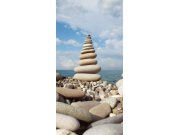 Samolepící fototapeta na dveře DL014 Stack of stone, 95x210 cm Fototapety na dveře