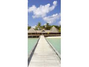 Samolepící fototapeta na dveře DL016 Jetty, 95x210 cm Fototapety na dveře