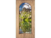 Samolepící fototapeta na dveře DL017 Light door, 95x210 cm Fototapety na dveře