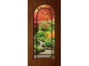 Samolepící fototapeta na dveře DL018 Dark door, 95x210 cm Fototapety na dveře