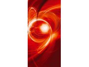 Samolepící fototapeta na dveře DL035 Red abstrac, 95x210 cm Fototapety na dveře