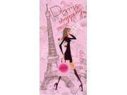 Samolepící fototapeta na dveře DL045 Paris style, 95x210 cm Fototapety na dveře