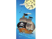 Vliesová fototapeta Pirátská loď S-223 | 110x220 cm Fototapety pro děti