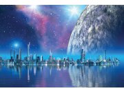 Vliesová fototapeta Dimex Město budoucnosti XL-154 | 330x220 cm Fototapety vliesové