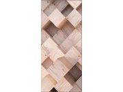 Vliesová fototapeta 3D Dřevěné kostky FTNV-2931 | 90x202 cm Fototapety vliesové