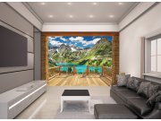 3D foto tapeta Walltastic Alpe 43619 | 305x244 cm Foto tapete