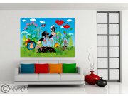 Vliesová fototapeta Krtek a zrcátko FTDNM-5261 | 160x110 cm Fototapety pro děti