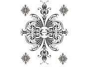 Samolepka na zeď Ornament semiš FL-1013, 85x65 cm Samolepící dekorace na zeď