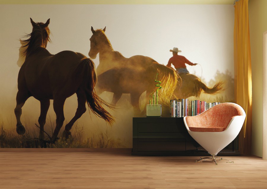Fototapety na zeď - Fototapeta AG Koně FTXXL-0142 | 360x255 cm Fototapeta AG Koně FTXXL-0142 | 360x255 cm - Fototapety na zeď