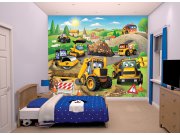 3D fototapeta Walltastic Moje první JCB 43787 | 305x244 cm Fototapety skladem