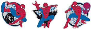 Dekorace Spiderman D23668, 3 ks