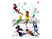 Samolepicí dekorace Fairies DK-1707, 85x65 cm Dětské samolepky na zeď