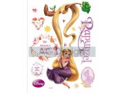 Samolepicí dekorace Rapunzel a magic DK-0853, 85x65 cm Dětské samolepky na zeď