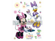Samolepicí dekorace Minnie a kamarádka DK-0856, 85x65 cm Dětské samolepky na zeď