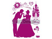 Samolepicí dekorace Princezna a Princ DK-0871, 85x65 cm Dětské samolepky na zeď