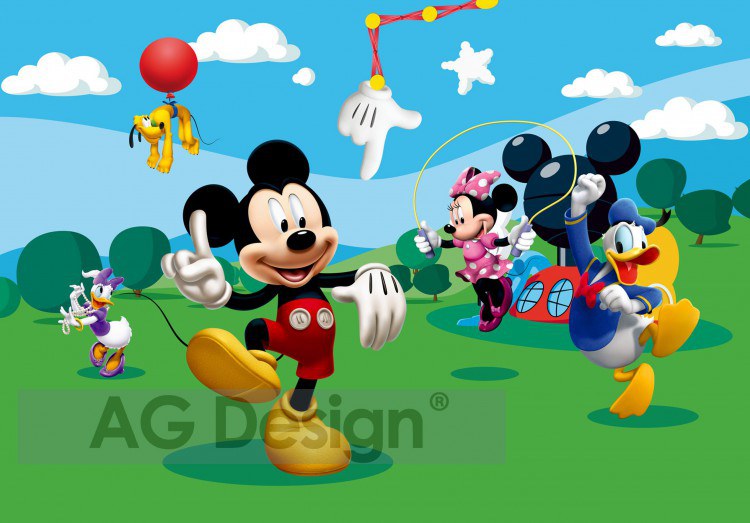 Fototapeta AG Mickey Mouse FTDS-0253 | 360x254 cm - Fototapety pro děti