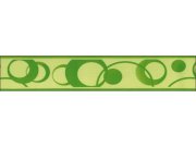 Samolepící bordura Zelené kolečka SB02-336, rozměry 5 cm x 10 m Samolepící bordury