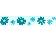 Samolepící bordura Modré květy SB02-366, rozměry 5 cm x 10 m Samolepící bordury
