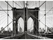 Fototapeta AG Brooklyn Bridge FTNM-2664 | 160x110 cm Fototapety vliesové - Vliesové fototapety AG