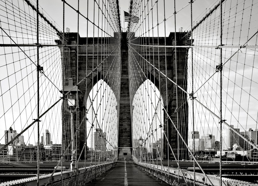Fototapeta AG Brooklyn Bridge FTNM-2664 | 160x110 cm