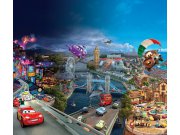 Foto závěsy Cars ve městě FCSXL-4326, 180 x 160 cm Závěsy