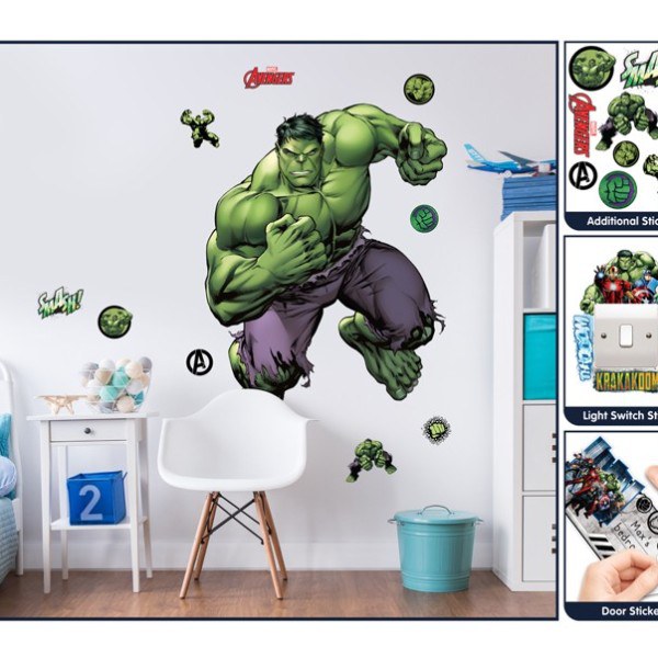 Samolepicí dekorace Walltastic Hulk 44289