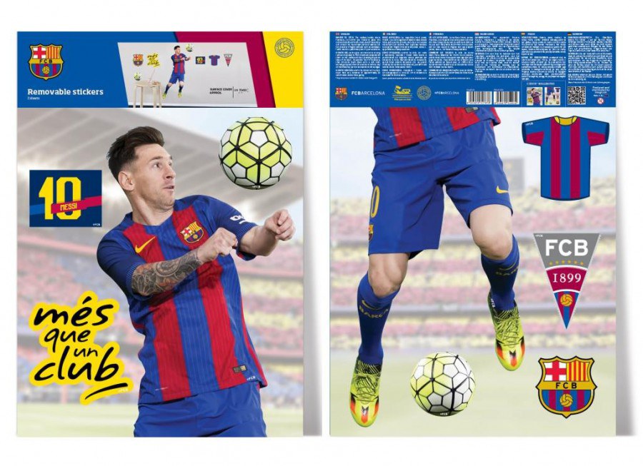Samolepicí dekorace FC Barcelona Messi BAR30