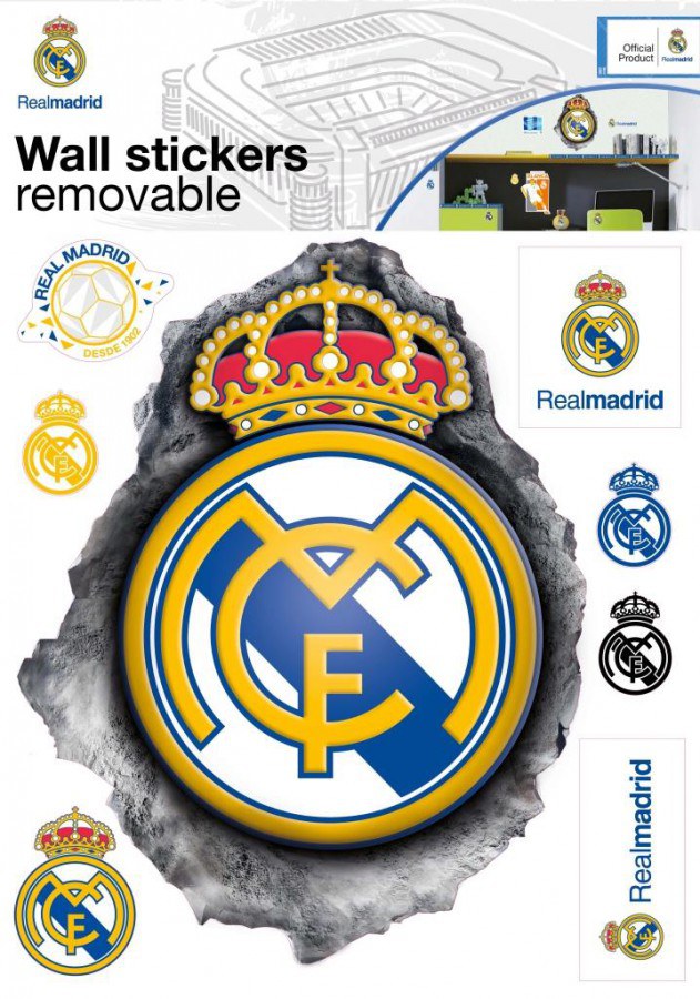 Samolepicí dekorace Real Madrid znak RM32