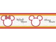 Samolepicí bordura Mickey Mouse Cute WBD8068 Dětské samolepicí bordury