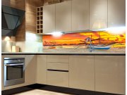 Fototapeta do kuchyně Loď KI-260-014, 260x60 cm Samolepící fototapety - Na kuchyňskou linku