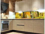 Samolepící fototapety Na kuchyňskou linku - Fototapeta do kuchyně Podzimní les KI-260-045, 260x60 cm Fototapeta do kuchyně Podzimní les KI-260-045, 260x60 cm