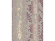Luxusní tapety na zeď Etro ornamenty šedo fialové 517859 Tapety Rasch - Tapety Etro
