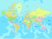 Fototapeta AG Mapa světa FTNXXL-2495 | 360x270 cm Fototapety vliesové - Vliesové fototapety AG