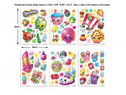 Samolepicí dekorace Walltastic Shopkins 44227 Dětské samolepky na zeď