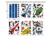 Samolepicí dekorace Walltastic Thunderbirds 43749 Dětské samolepky na zeď