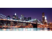 Vliesová fototapeta AG Brooklyn Bridge FTNH-2714 | 202x90 cm