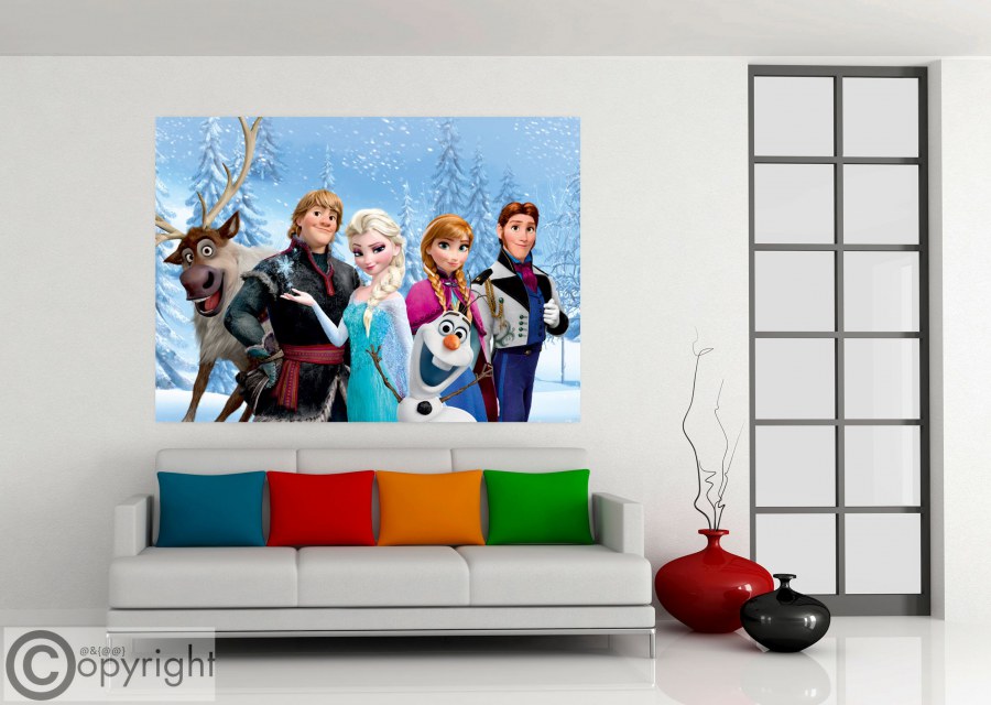 Vliesová fototapeta Frozen FTDNM-5260 | 160x110 cm - Fototapety pro děti
