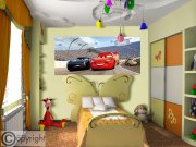 Vliesová fototapeta Disney Auta FTDNH-5376 | 202x90 cm Fototapety pro děti