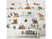 Samolepicí dekorace Walltastic Safari 45439 Dětské dekorace na zeď