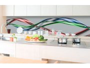 Samolepicí fototapeta do kuchyně - Třpytící se vlna KI-180-093 | 180x60 cm Samolepící fototapety - Na kuchyňskou linku