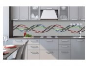 Samolepící fototapety Na kuchyňskou linku - Samolepicí fototapeta do kuchyně - Třpytící se vlna KI-260-093 | 260x60 cm Samolepicí fototapeta do kuchyně - Třpytící se vlna KI-260-093 | 260x60 cm