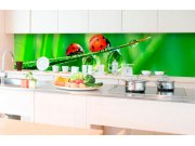 Samolepicí fototapeta do kuchyně - Beruška KI-350-015 | 350x60 cm Samolepící fototapety - Na kuchyňskou linku