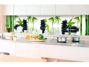 Samolepicí fototapeta do kuchyně - Kameny Zen KI-350-032 | 350x60 cm Samolepící fototapety - Na kuchyňskou linku